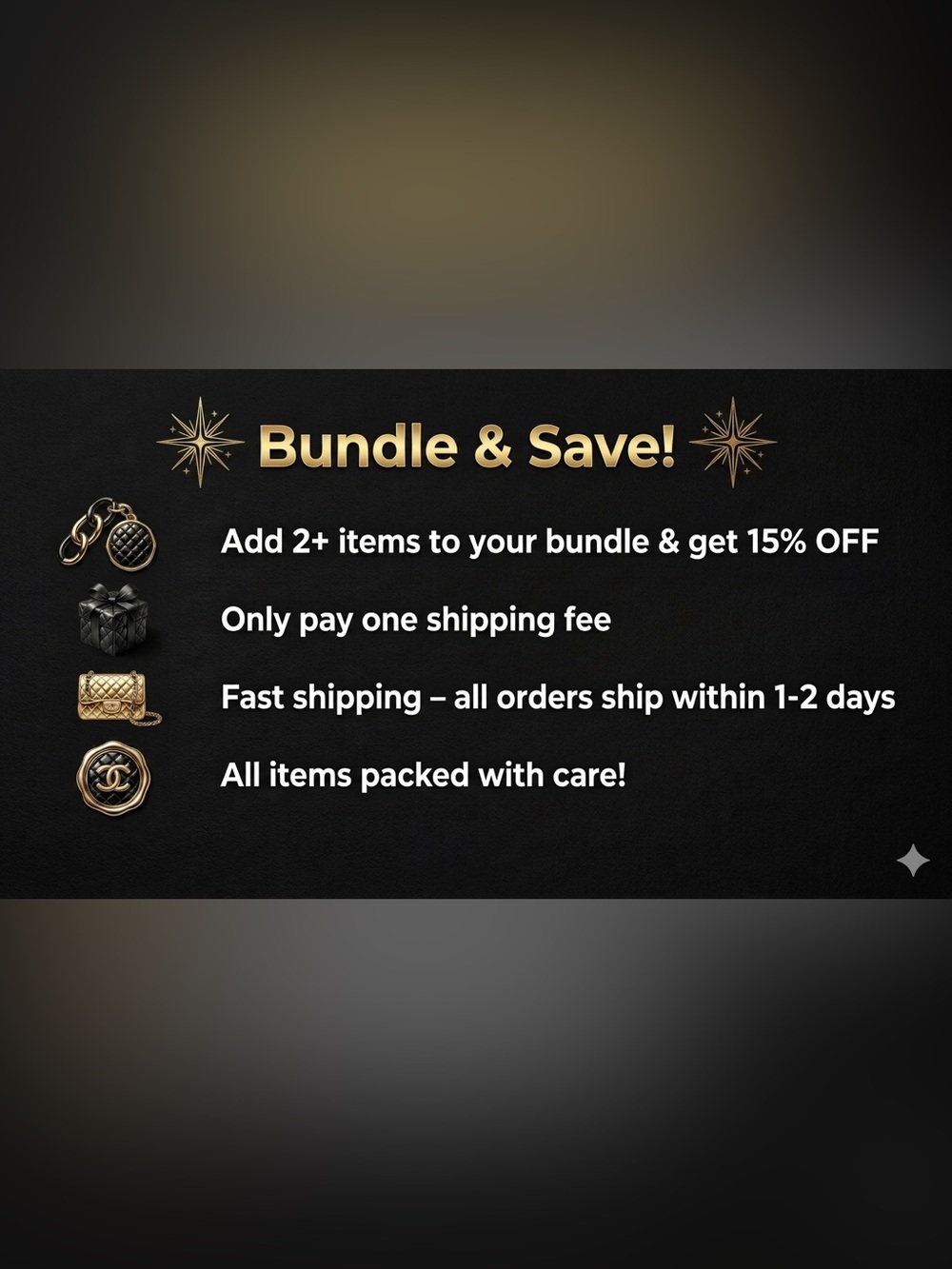 Bundle & Save 💰! 2+ items = 15% Off!! 🤩🤩🤩